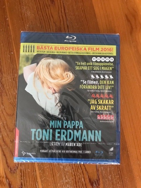 Min pappa Toni Erdmann (Blu-ray) ! Ny o Inplastad !
