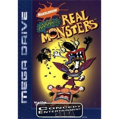 REAL MONSTERS (komplett) till Sega Mega Drive