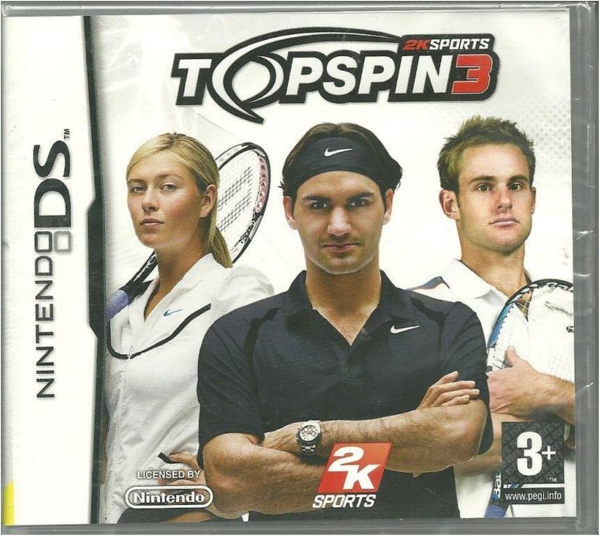 2K Sports - Topspin 3 - Nin.Ds - Nytt & inplastat