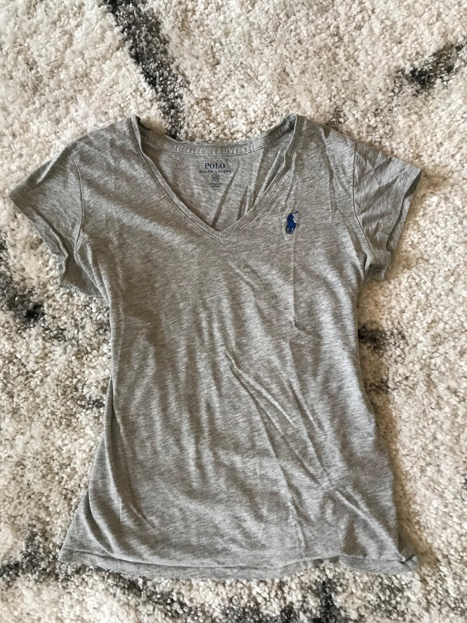 ralph lauren v ringad t shirt