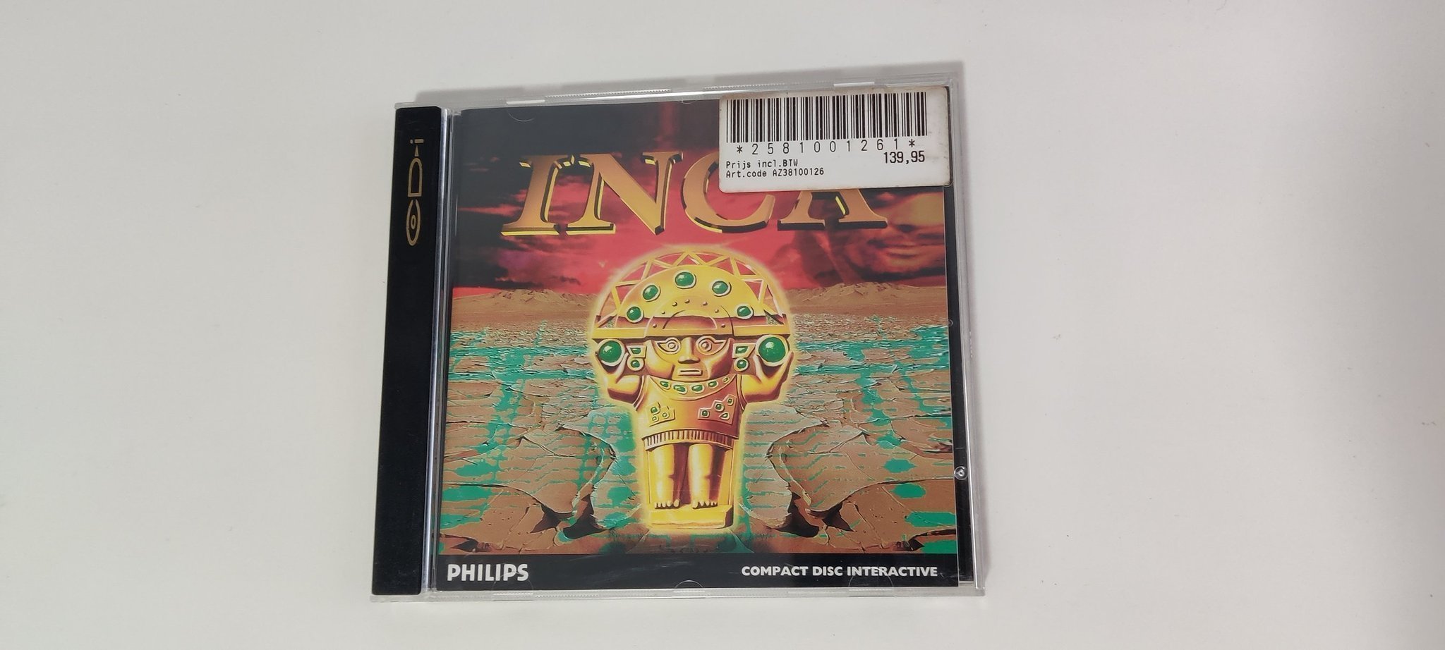 Jeu Inca Pour Philips CD-i - Très Bon état, Complet Avec Boîte Et Instructions