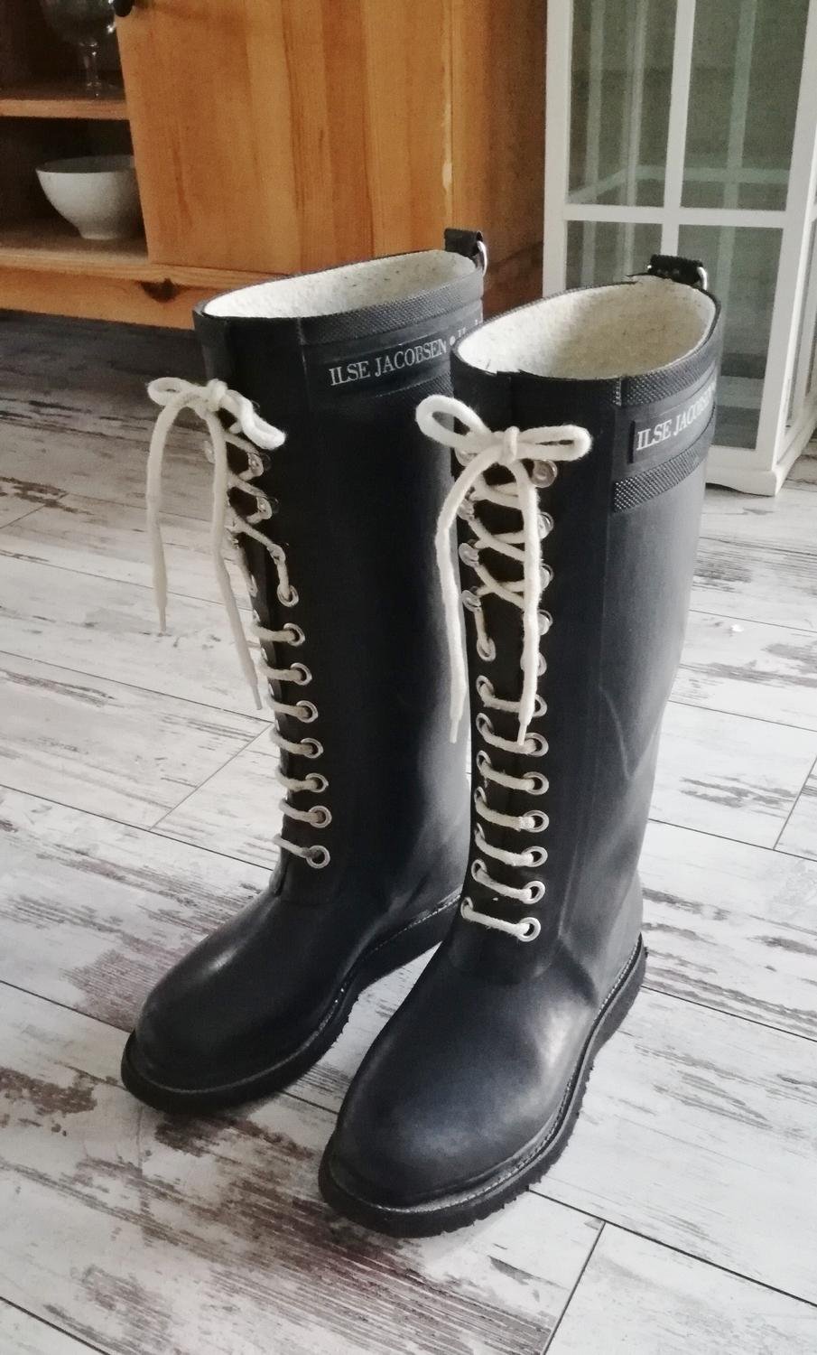 Ilse Jacobsen gummistövlar svarta Storlek 37 Ilse Jacobsen gummistövlar svarta Storlek 37