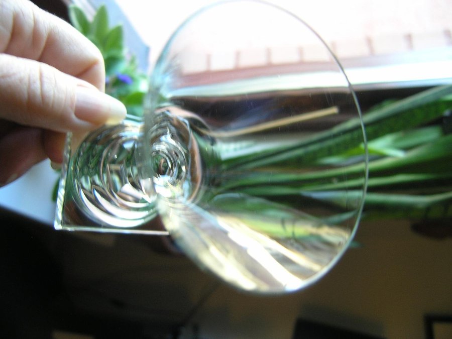 Sex Snapsglas P Fyrkantig Fot Glas S By Str K P P Tradera