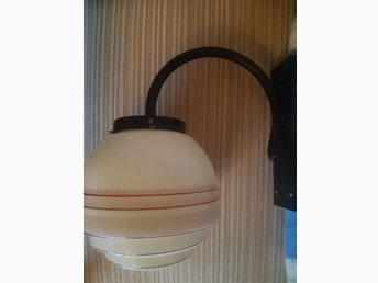 Väldigt fin art deco funkis vägg lampa antik 20 30 tal Väldigt fin art deco funkis vägg lampa antik 20 30 tal