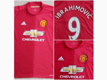 MANCHESTER UNITED FC Mens Home 201617 Adidas Matchtröja ZLATAN IBRAHIMOVIC 9 MANCHESTER UNITED FC Mens Home 201617 Adidas Matchtröja ZLATAN IBRAHIMOVIC 9