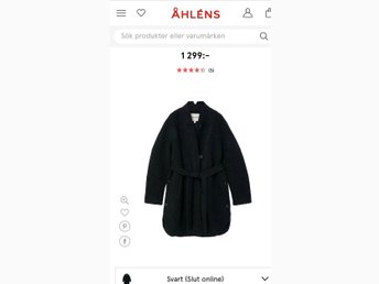 Carin Wester belted kappa ullkappa jacka höstja.. (415005331 Jacka fodrad Ytterplagg Köp online på åhlens.se!