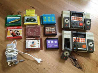 2st äldre tv spel 1 Programmable tv-game och 1 Concorde + 8 spel