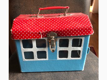 Retro leksak väska hus Retro leksak väska hus