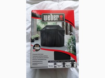 WEBER Premium Grillöverdrag, Spirit EO 210, 220.. (411656495 Weber Premiumöverdrag Spirit 220 och 300 serien Svart Polyester
