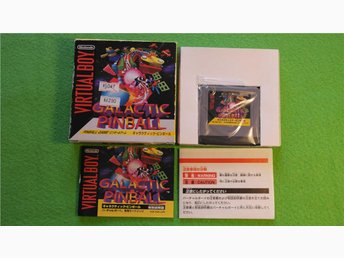 Galactic Pinball KOMPLETT Virtual Boy