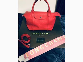 Longchamp Le Pliage cuir väska i skinn läder Longchamp Le Pliage cuir väska i skinn läder
