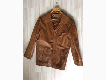 REA* OTTO & FRIENDS SKINNJACKA SKINN LÄDER JAC.. (425552309 Brun Skinnjacka Dagen inspiration | Herrkläder, Skinnjacka