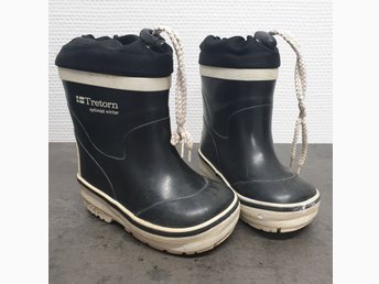 Tretorn fodrade gummistövlar, stl 21 med dragsnöre Tretorn fodrade gummistövlar, stl 21 med dragsnöre