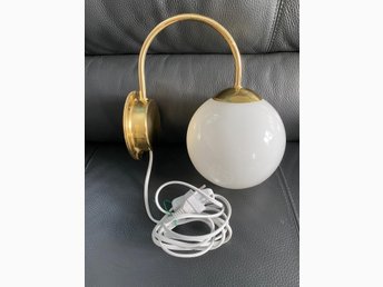 KLOTLAMPA Vägglampa IKEA i MÄSSING Lampa KLOTLAMPA Vägglampa IKEA i MÄSSING Lampa