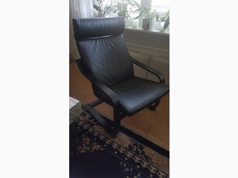 Fåtölj Poäng, (skinn) från Ikea (427035134) ᐈ Köp på Tradera Fåtölj Stockholm IKEA Mkt fint skick | Stockholm | Möbler