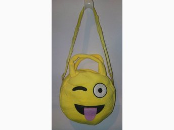 Rea Emoji väska med handtag och axelrem ** hängande tunga ** 1 st ** Rea Emoji väska med handtag och axelrem ** hängande tunga ** 1 st **