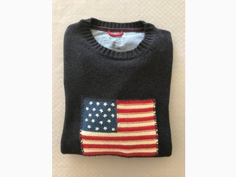 GANT Crispy Cotton Flag Crew Sweater Navy Melange XL GANT Crispy Cotton Flag Crew Sweater Navy Melange XL