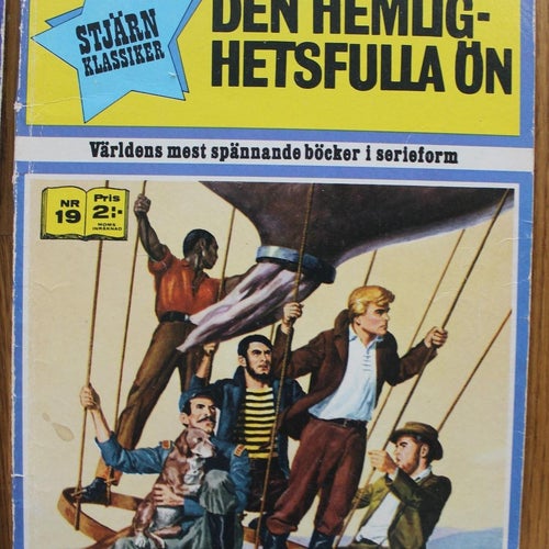 STJÄRNKLASSIKER 1971 nr 19 Den hemlighetsfulla ön