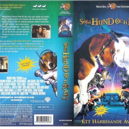 SOM HUND OCH KATT (VHS)