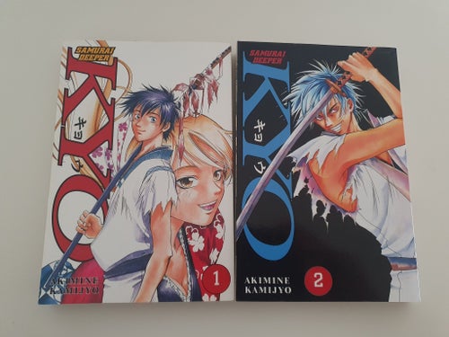 Samurai Deeper Kyo av Akimine Kamijyo, Volym 1 och 2