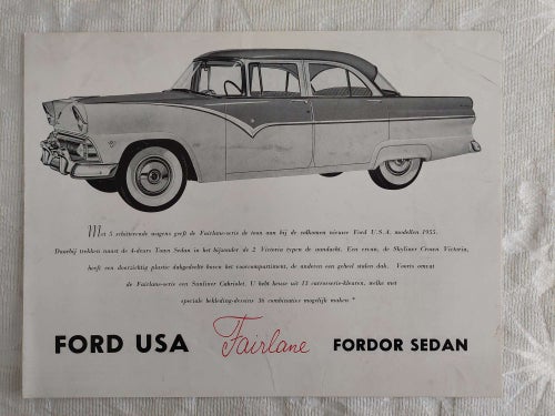 Ford 1955 USA Nederland ..