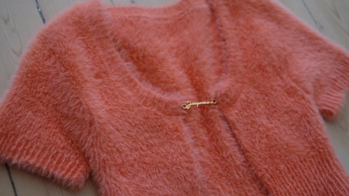 Jacquemus orange tröja, storlek 36
