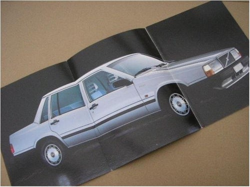 VOLVO Försäljningsbroschyr 740 1985 även GLE , TURBO