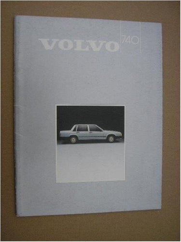 VOLVO Försäljningsbroschyr 740 1985 även GLE , TURBO