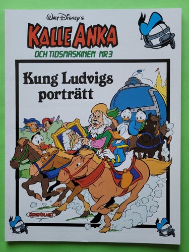 Kalle Anka och tidsmaskinen nr 3 - Kung Ludvigs porträtt