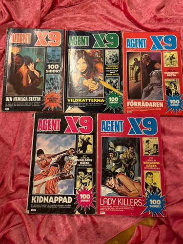 Agent X9 - Samling av serietidningar från 1981