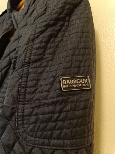 Barbour biker svart jacka, storlek 36