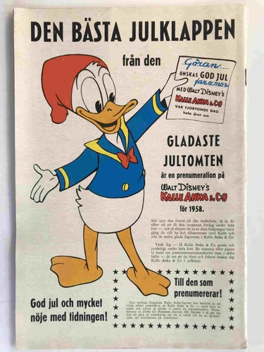 Kalle Anka - 1957:25 VG-FN