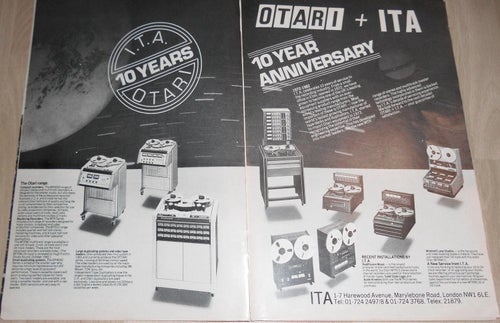 OTARI 1972-1982, REKLAMANNONS AD 1982