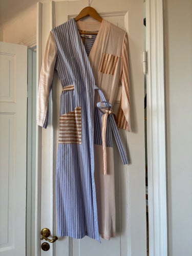 MM6 Maison Margiela rosa/blå/vit klänning, storlek 40