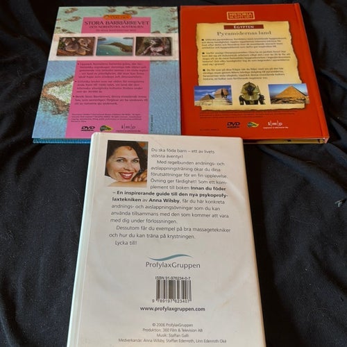 3*DVD Stora Barriärrevet, Pyramidernas Land, Innan du föder