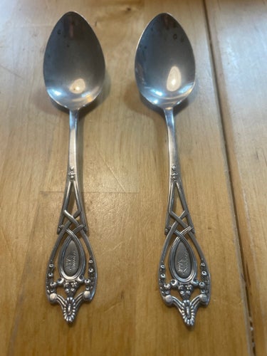 2 skedar i STERLING silver monticello