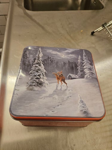 Kakburk med julmotiv