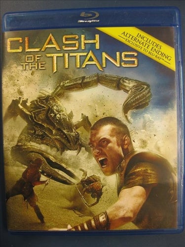 CLASH OF THE TITANS - BLU-RAY MED SVENSK TEXT - INKLUDERAR ALTERNATIVT SLUT