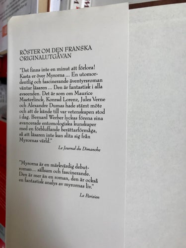 MYRORNA Bernard Werber 1994