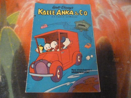 KALLE ANKA & CO, NR 4 - 1971, TIDNING