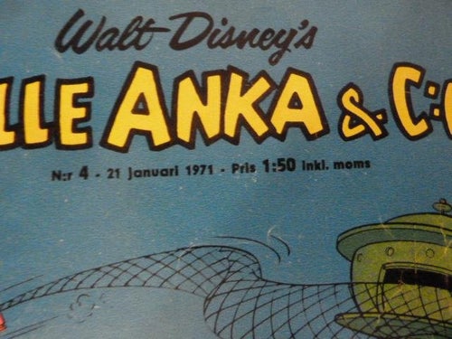 KALLE ANKA & CO, NR 4 - 1971, TIDNING