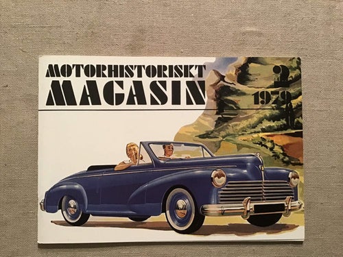 MOTORHISTORISKT MAGASIN NR 2 1979 MYCKET MED PEUGEOT