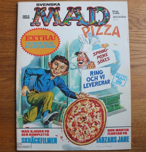 SVENSKA MAD 1982 : 2 med Bilaga