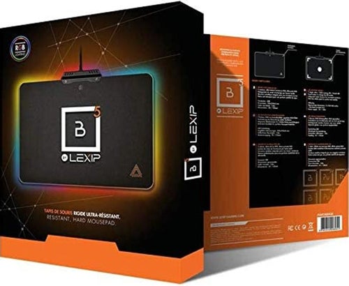 Lexip B5 Hard Gaming LED Mouse Pad