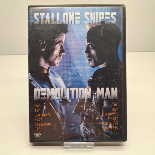 Demolition Man - Stallone - Snipes - Region 2, DVD-Film, Svensk text, Fint skick