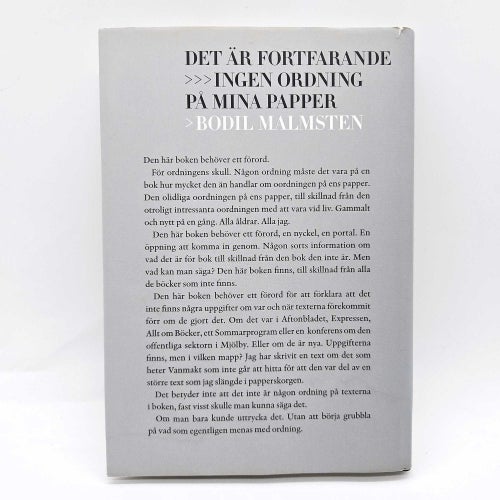 Det är fortfarande ingen ordning på mina papper - Bodil Malmsten