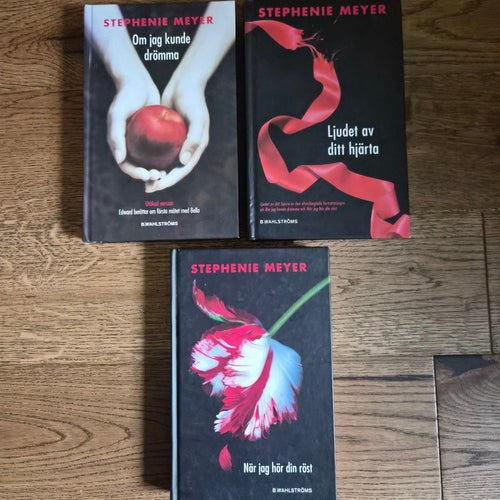 3 böcker ur Twilight-serien - Stephenie Meyer (2008)