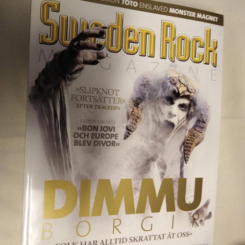 Sweden rock magazine 75 Dimmu Borgir Hail of Bullets Angra Enslaved Alter Bridge