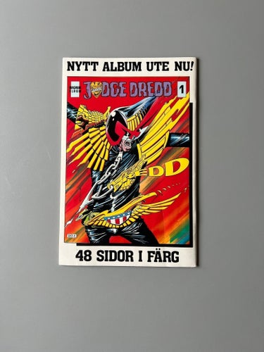 Judge Dredd - Nr 1 FÖRSTANUMMER - 1991 - NM