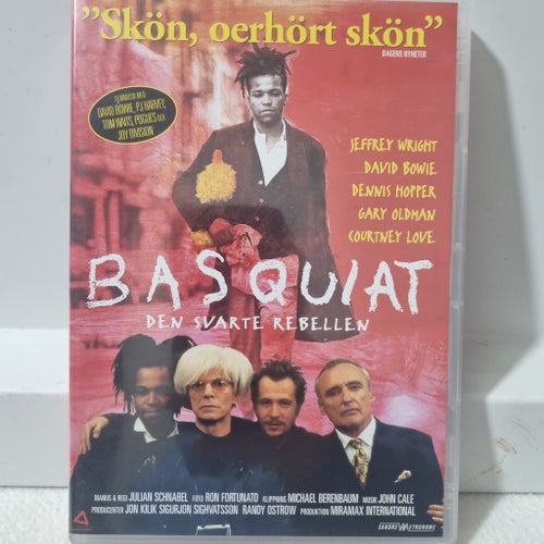 Basquiat (1996) Benicio Del Toro, David Bowie, Dennis Hopper, Gary Oldman m.fl.
